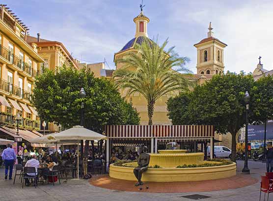 Pasear de plaza en plaza